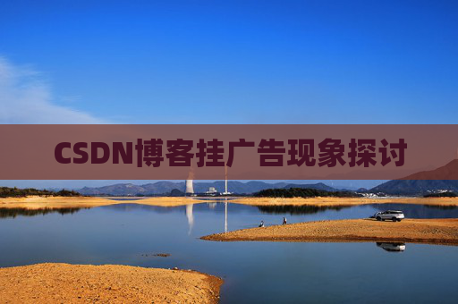 CSDN博客挂广告现象探讨